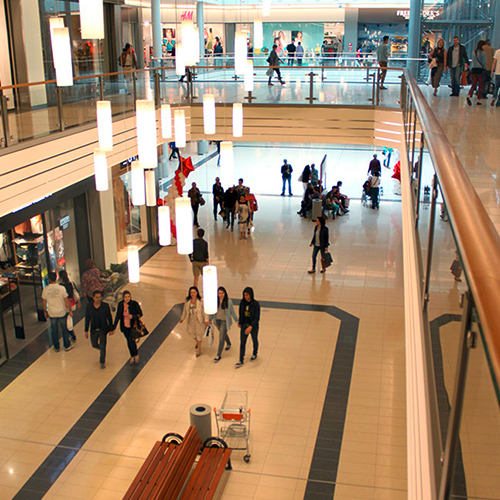 Öffentlicher Raum, Einkaufszentrum in Luxemburg