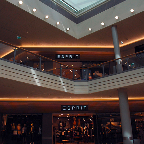 Öffentlicher Raum, Einkaufszentrum in Luxemburg